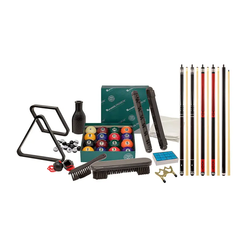 Master Speed 4 Cues Accessory Kit With Aramith Balls - Black 1