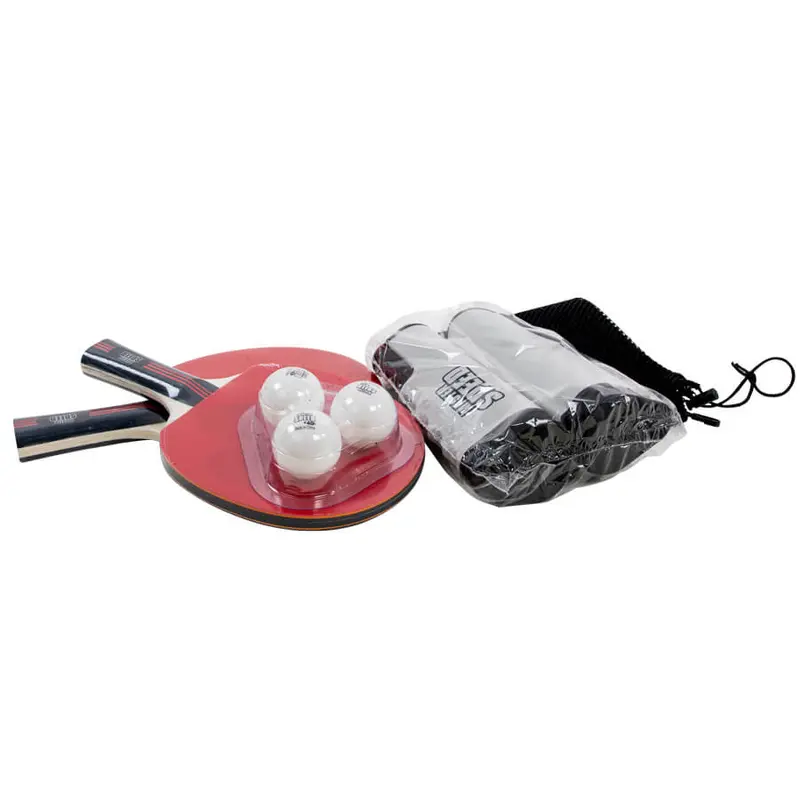 Master Speed Kit Of 2 Rackets - 3 Balls  1-Star And Plastic Stretch Net 1