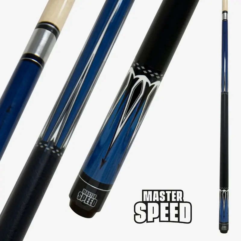 Master Speed Pool Cue Ol23-3 Blue 58'' 13Mm 1