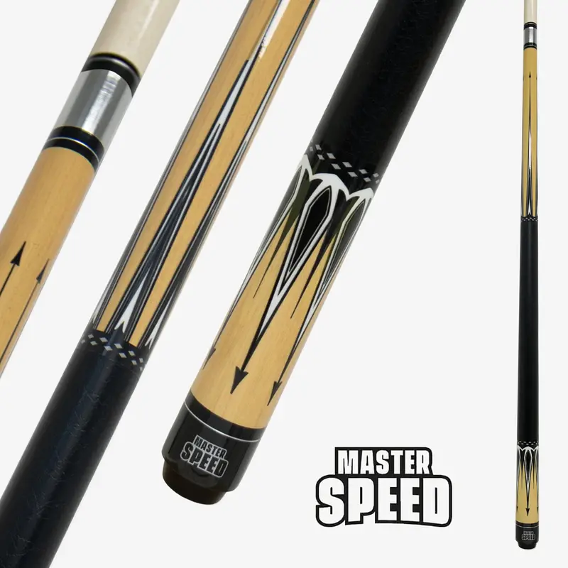 Master Speed Pool Cue Ol23-3 Brown 58'' 13Mm 1