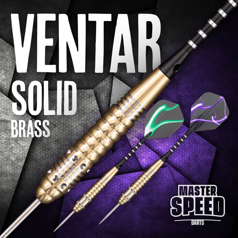 Master Speed Ventar Brass Steel Tip Darts 1