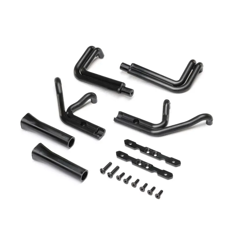 Matte Black Headers (Losi 22S Sprint), Los-1897 1