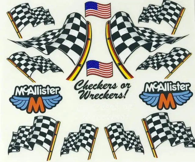 Mcallister Racing Checkers Or Wreckers, Mca-D5 1