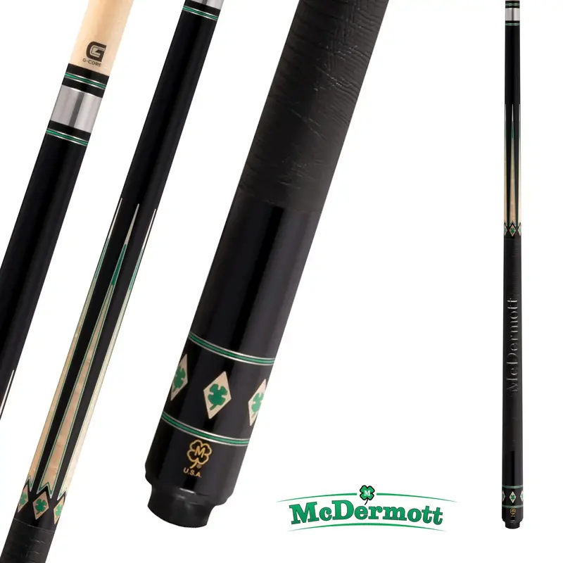 Mcdermott Pool Cue G-Series G610 Black Beige And Green 12.5Mm 19Oz 1