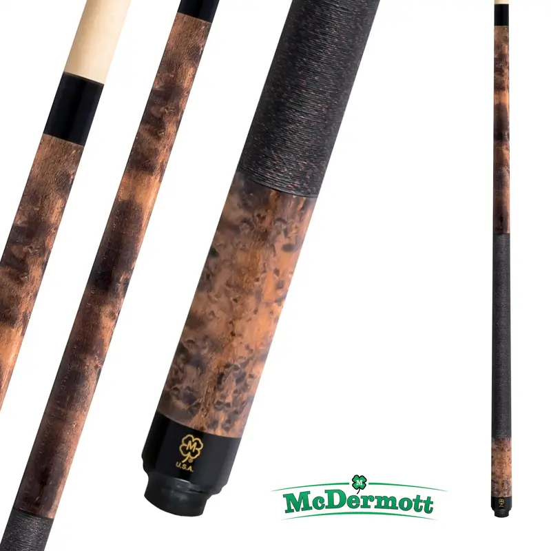 Mcdermott Pool Cue Gs-Series Gs07 Grey And Natural 12.5Mm 19Oz 1