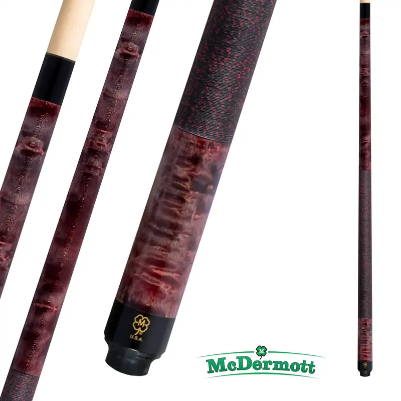 Mcdermott Pool Cue Gs-Series Gs09 Red And Grey 12.5Mm 19Oz 1
