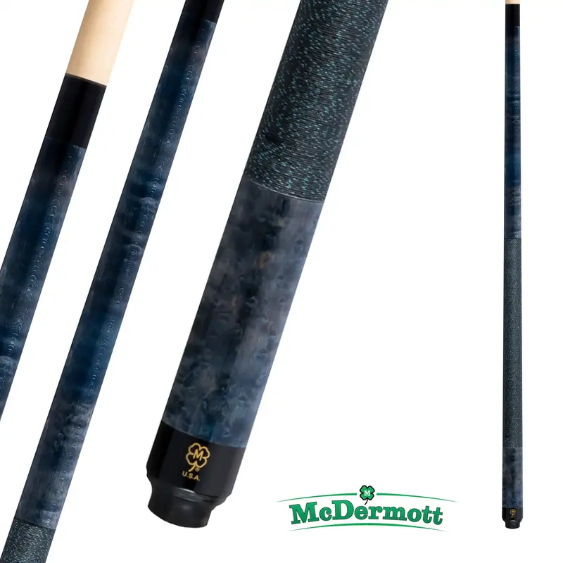 Mcdermott Pool Cue Gs-Series Gs11 Grey And Blue 12.5Mm 19Oz 1