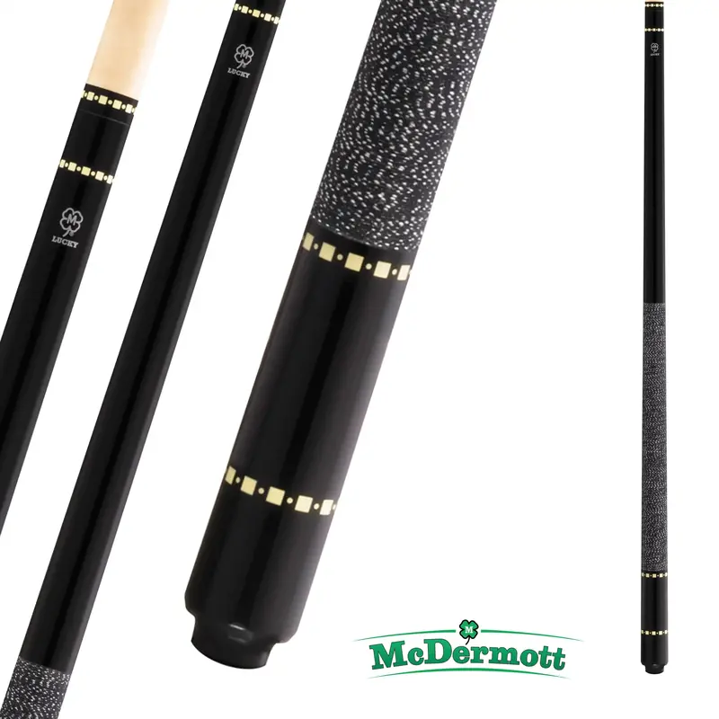 Mcdermott Pool Cue Lucky Series L12 Black 13Mm 19Oz 1