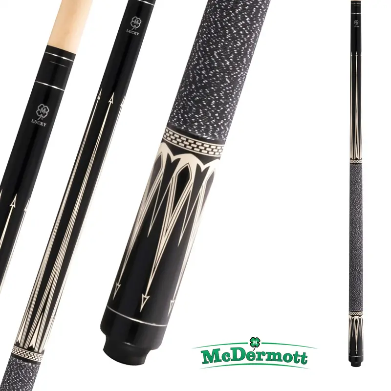 Mcdermott Pool Cue Lucky Series L22 Black And White 13Mm 19Oz 1