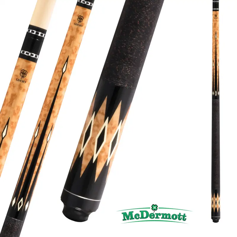 Mcdermott Pool Cue Lucky Series L33 Black And Brown 13Mm 19Oz 1