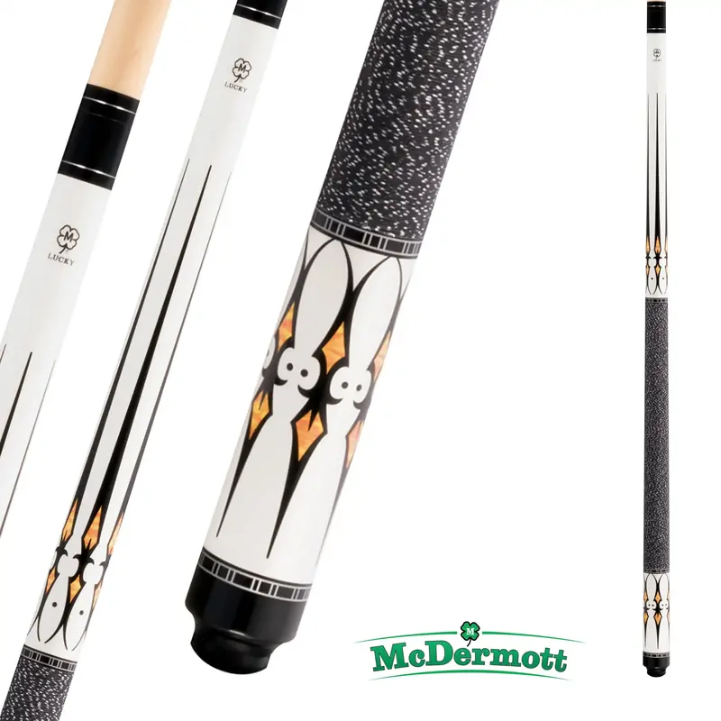 Mcdermott Pool Cue Lucky Series L40 White And Gold 13Mm 19Oz 1