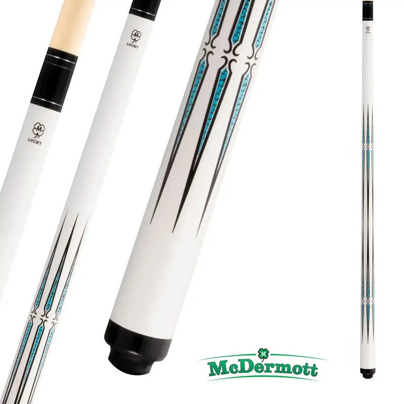 Mcdermott Pool Cue Lucky Series L74 White And Blue 13Mm 19Oz 1