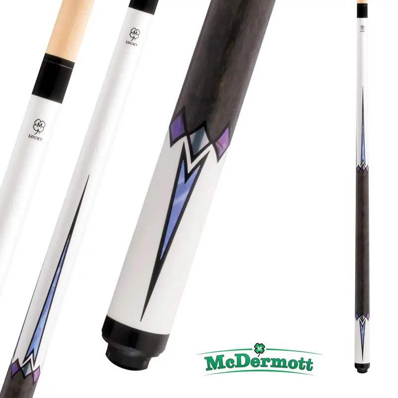 Mcdermott Pool Cue Lucky Series L75 White 13Mm 19Oz 1