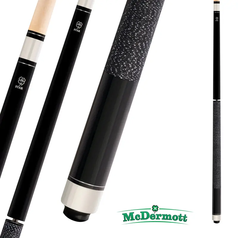 Mcdermott Pool Cue Star Series S2 Black Break - Jump 13Mm 19Oz 1
