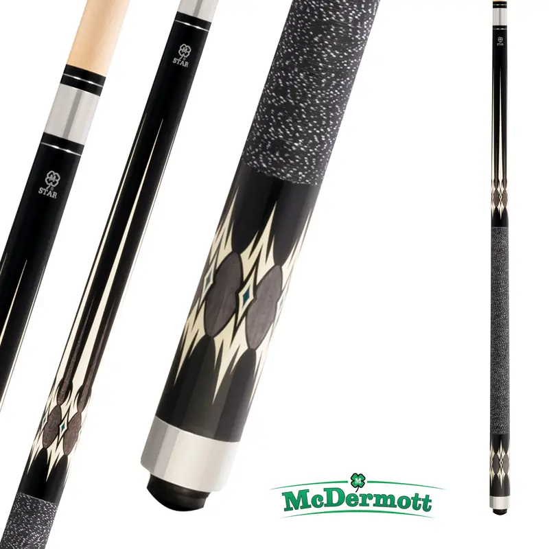 Mcdermott Pool Cue Star Series S51 Black And Grey 13Mm 19Oz 1