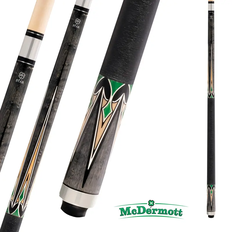 Mcdermott Pool Cue Star Series S59 Grey And Green 13Mm 19Oz 1