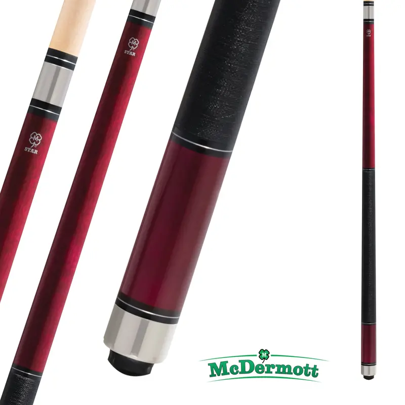 Mcdermott Pool Cue Star Series S80 Red 13Mm 19Oz 1