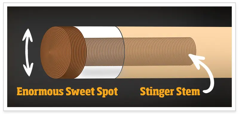 Mcdermott Stinger Break/Jump Cue Ng01 Brown 13Mm 190Z 2
