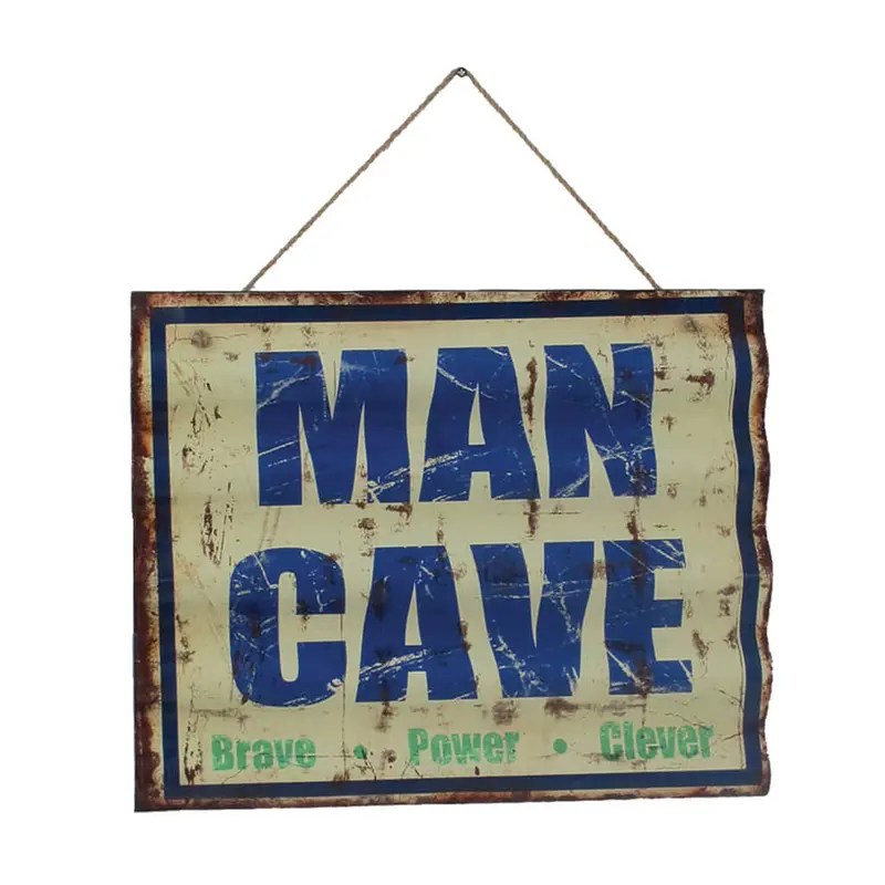 Metal Sign-Man Cave 1