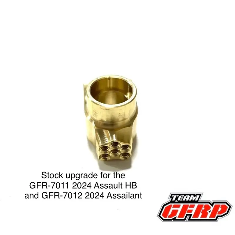 Metric Brass Rear Hub (Dirt Oval) Gfr-7004M 1