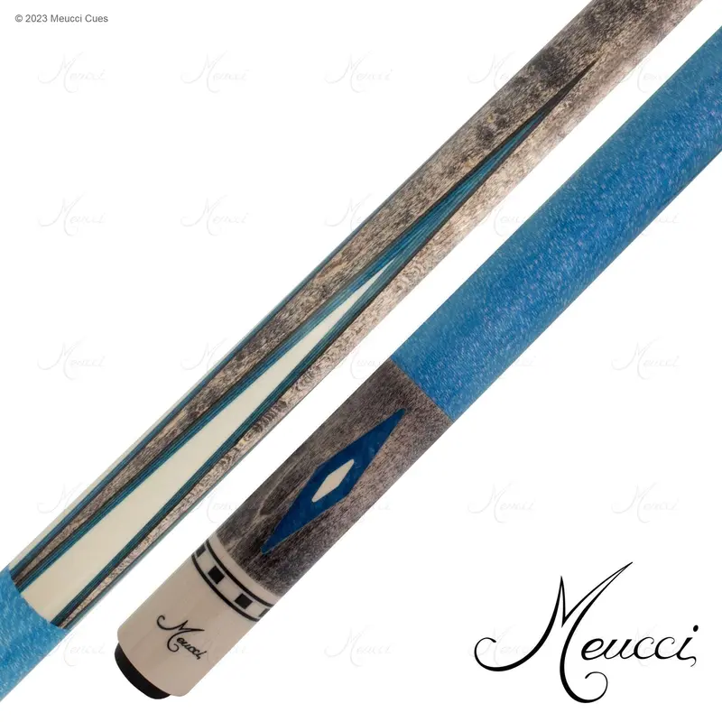 Meucci Pool Cue Economy Cure 7 Blue 19Oz 12.5Mm 1