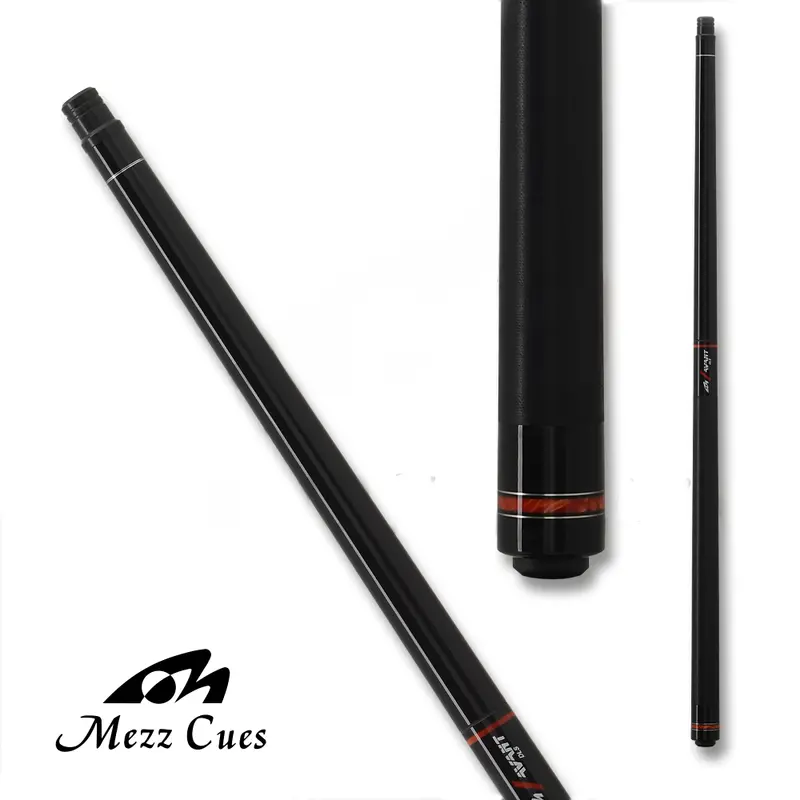 Mezz  Zzavw Avant Series Butt Only Cue Wrap Black And Orange 1