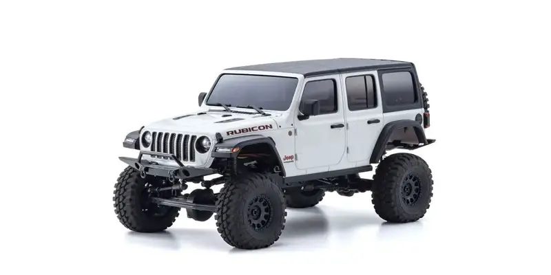 Mini-Z 4X4 Readyset Jeepⓡ Wrangler Unlimited Rubicon Bright White 32536W 1