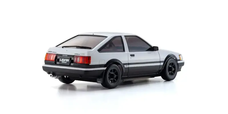 Mini-Z Awd Toyota Corolla Levin Ae86 White/Black 32641Wbk 2
