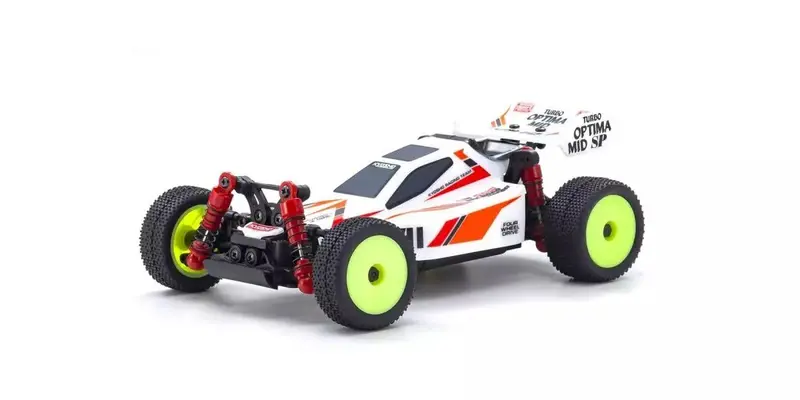 Mini-Z Buggy Readyset Turbo Optima Mid Special White 32096W 1