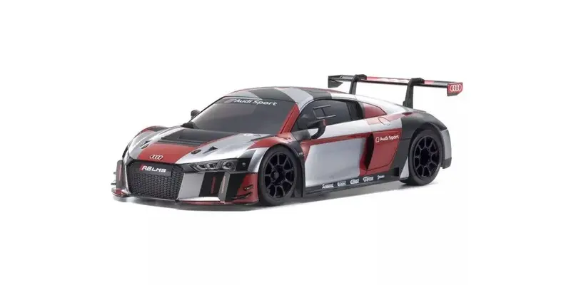 Mini-Z Rwd Mr-04 Readyset Audi R8 Lms 2016 “Gray/Red” 32357Rgb 1