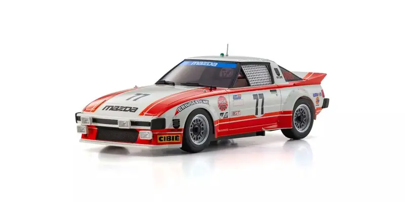 Mini-Z Rwd Mr-04 Readyset Mazda Savanna Rx-7 (Sa22c) "1979 Daytona Car No.77" 32365R 1