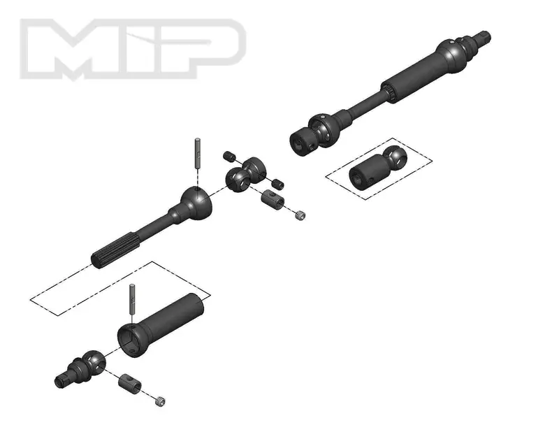 Mip Center Drive Kit, Vaterra K5, Bronco, 18180 1