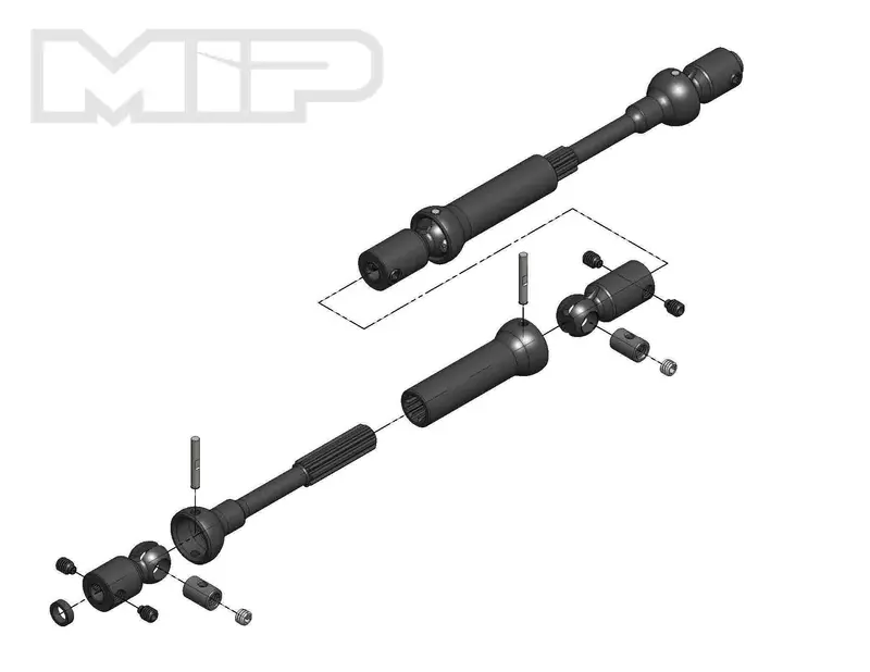 Mip Center Drive Kit, X-Duty, Axial Smt10, 18190 1