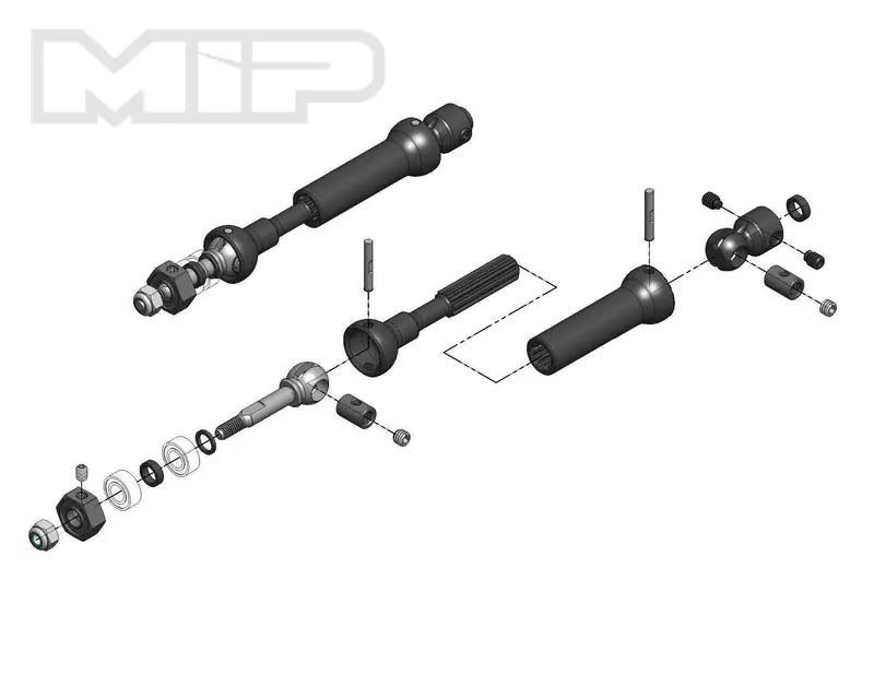 Mip Center Drive Kit, X-Duty, Traxxas Vehicles, 18140 1