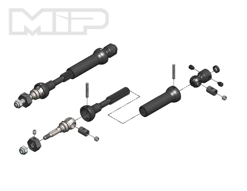 Mip Cvd Drive Kit, Front, Slash/Pede, 18150 1