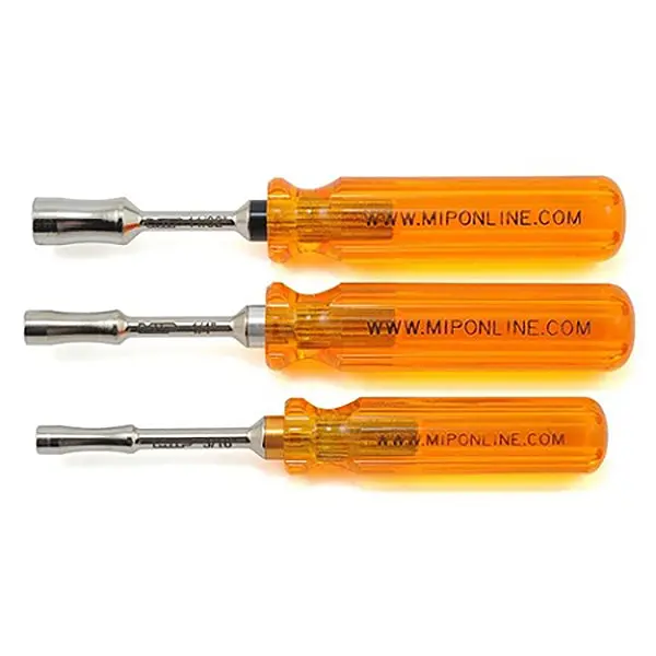 Mip Nut Driver Wrench Set, Sae Standard (3), 3/16", 1/4", & 11/32" 1