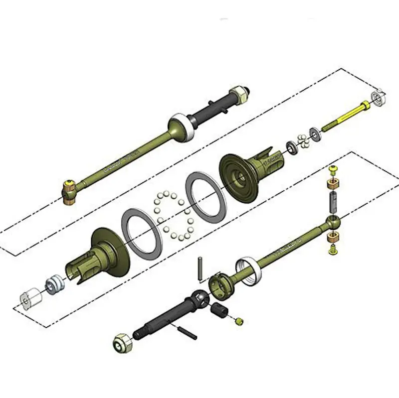 Mip Pucks 17.5 Drive System Tlr 22 Buggy, 13155 1