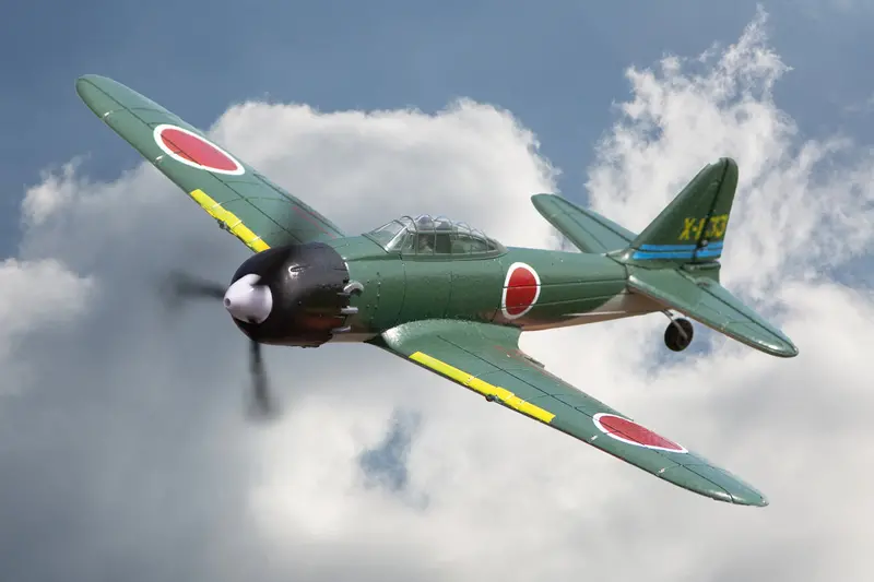 Mitsubishi A6m Zero Micro Rtf Airplane With Pass (Pilot Assist Stability Software) System 1