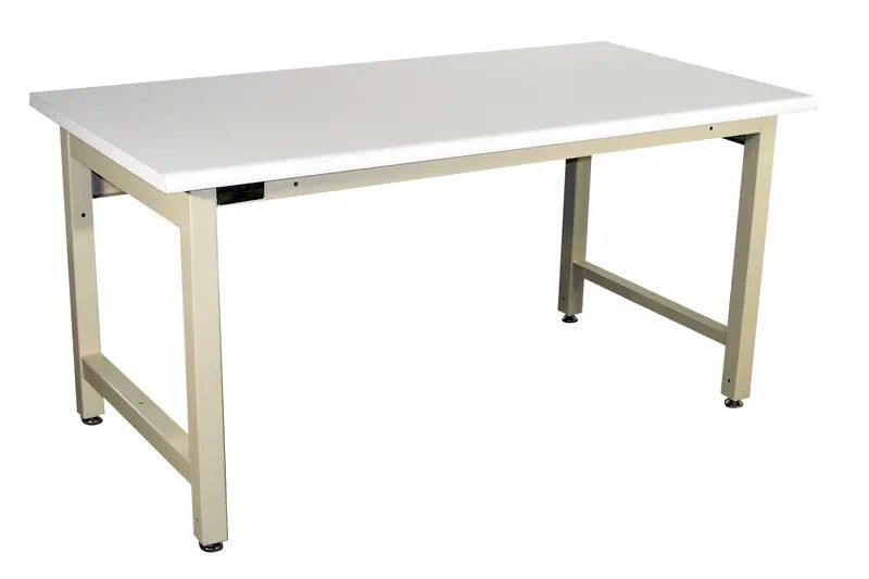 Model Hd Base Workbench With 1.25" Plastic Laminate 90 Degree Rolled Front Edge Surface 2