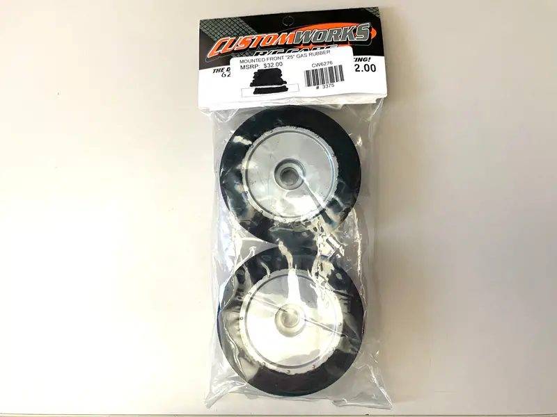 Mounted Front Foam Tires 25 Gas Rubber, Cw-6276 1