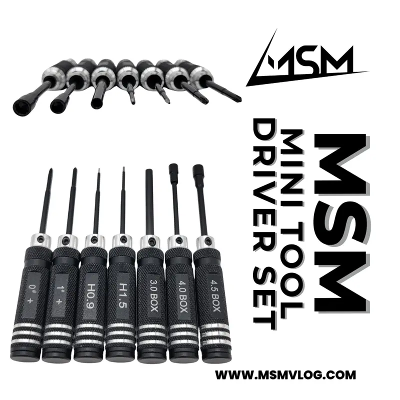 Msm Mini Tool Set For Mini-Z And 1Rc Cars 1