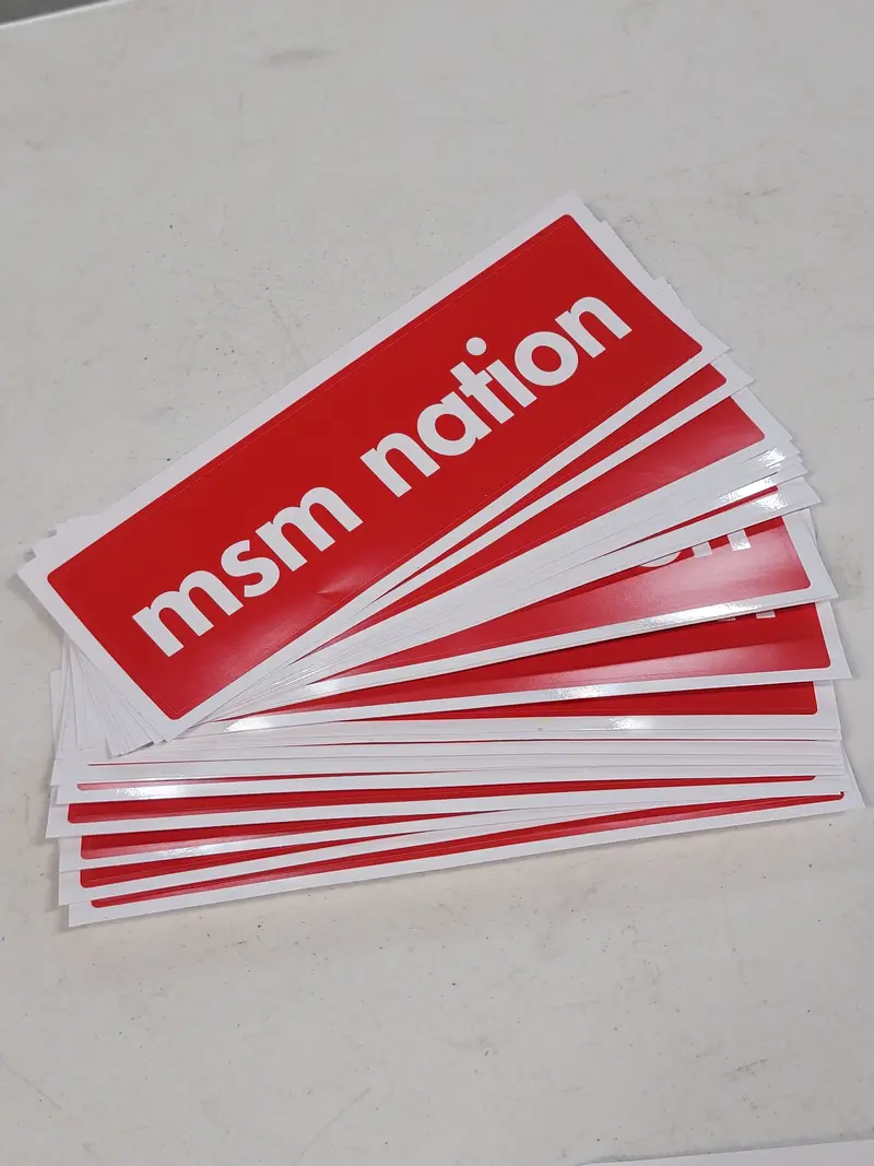 Msm Nation Car Bumper Sticker 1