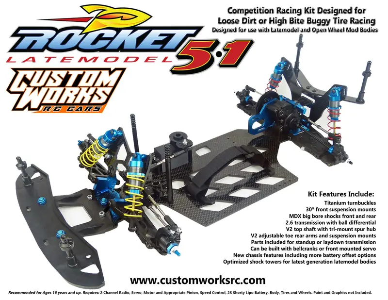New Rocket 5.1 Latemodel / Mwm Car Kit, Cw-0717 1