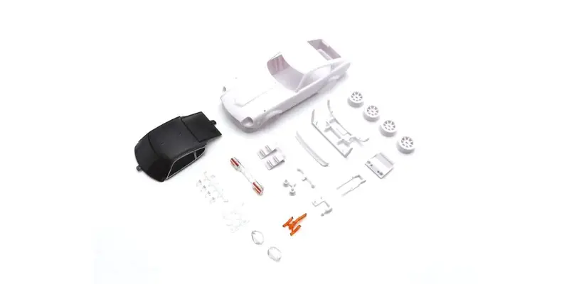 Nissan Fairlady 240Z-L White Body Set W/Rim Mzn228 1