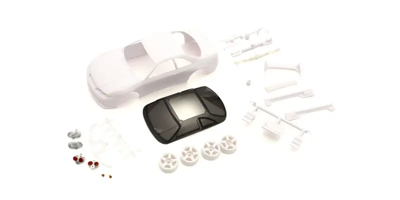 Nissan Gt-R Nismo (R33) White Body Set W/Wheel Mzn197 1