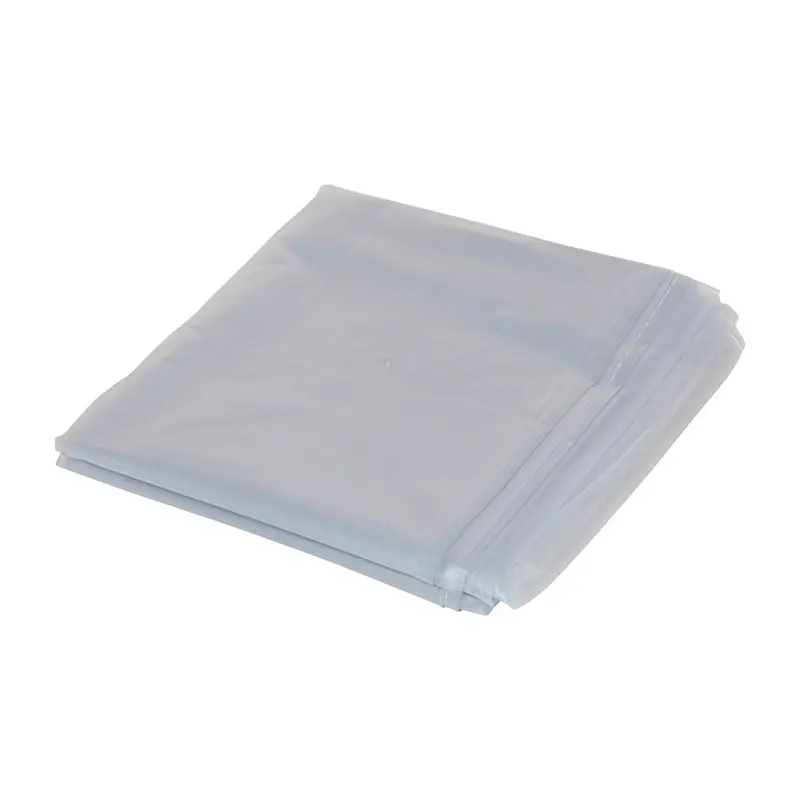 Non-Fitted Pool Table Cover - Transparent Plastic 1