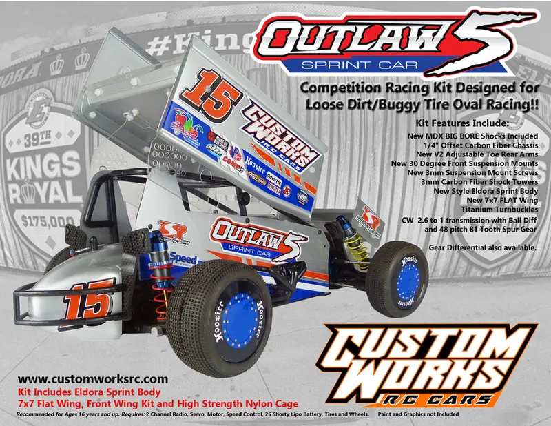 Outlaw 5 Sprint Car Kit Cw-0726 1
