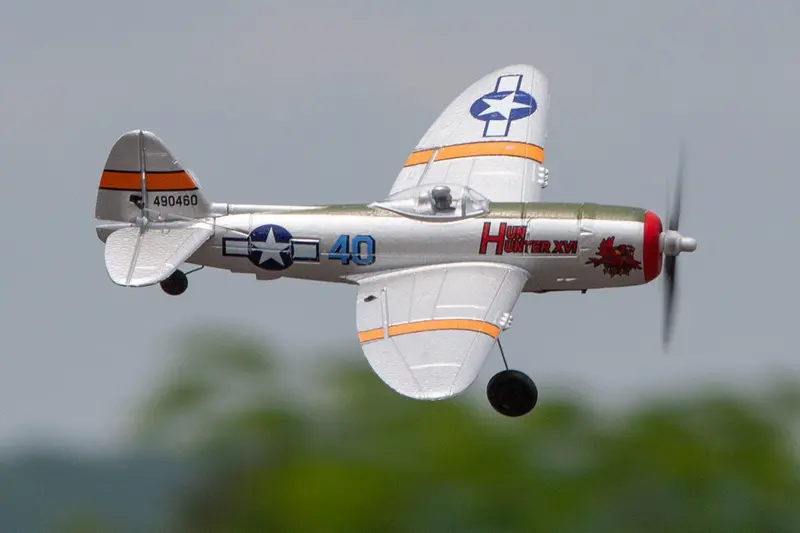 P-47 Thunderbolt Micro Rtf Airplane With Pass (Pilot Assist Stability Software) System 1