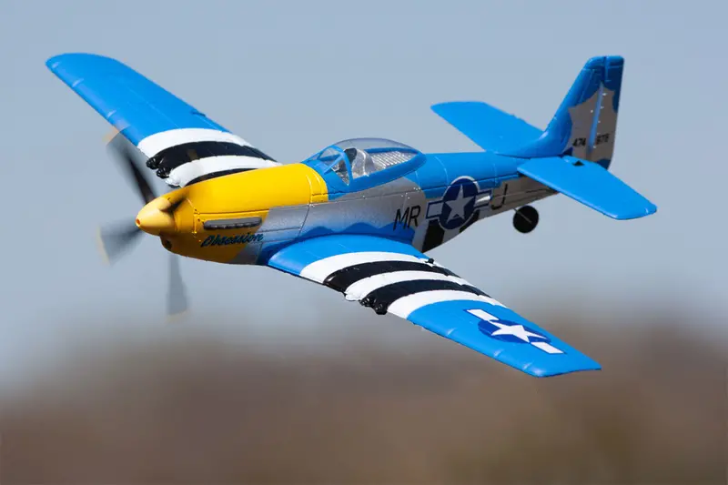 P-51D Obsession Micro Rtf Airplane With Pass (Pilot Assist Stability Software) System 1