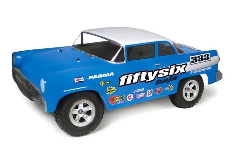 Parma '56 Muscle Baja 1/10 Scale Short Course Drag Clear Body, Par1240 1